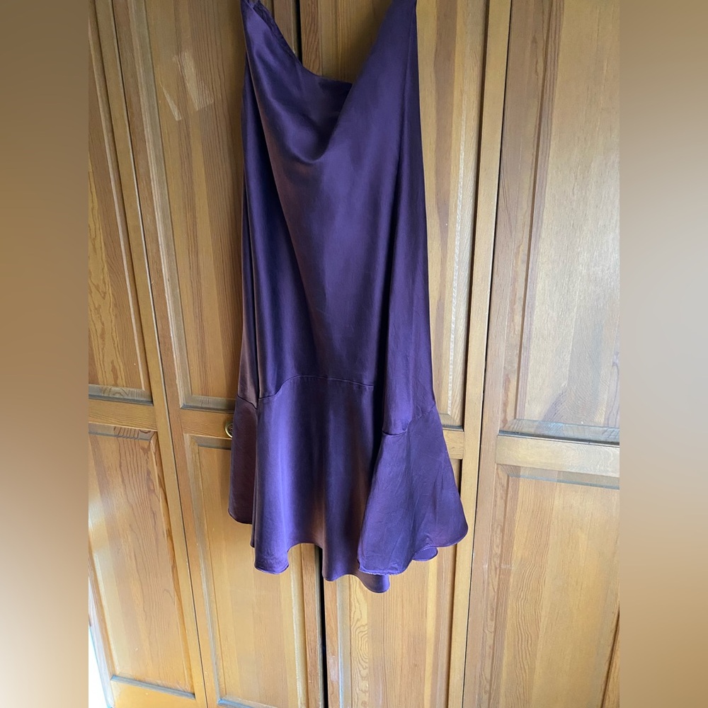Silk Midi Skirt